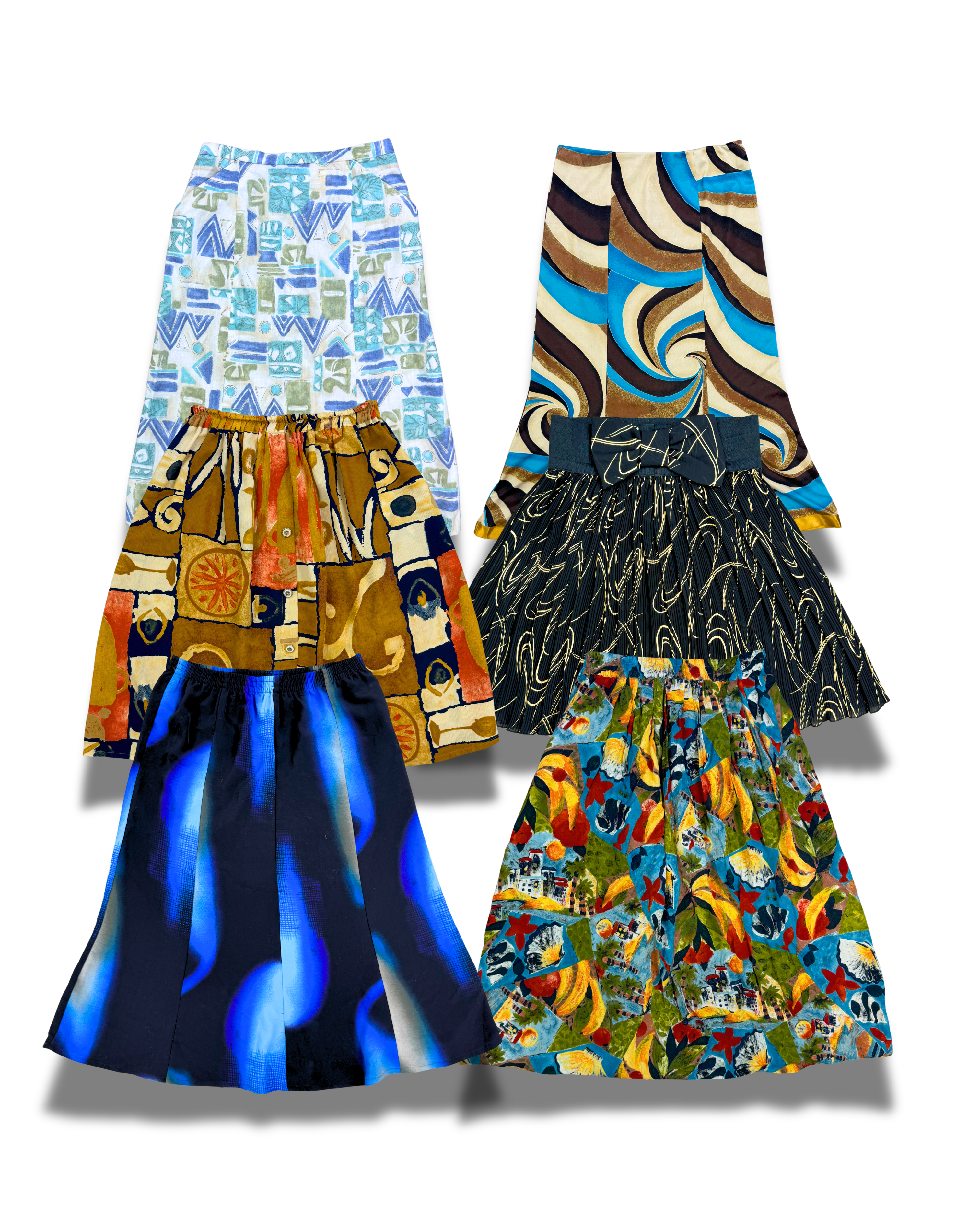 jupe-fluide-à-motifs-vintage-femme-moderne-vetements-vintage-moderne-grossiste-friperie-fripe-wholesaler-seconde-main-marque-occasion-textile-piece-annees-80-90-2000-2010-french-pick-reseller-vinted-reseller-vinted-vente-en-ligne