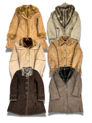 MANTEAU EN SIMILI CUIR FEMME