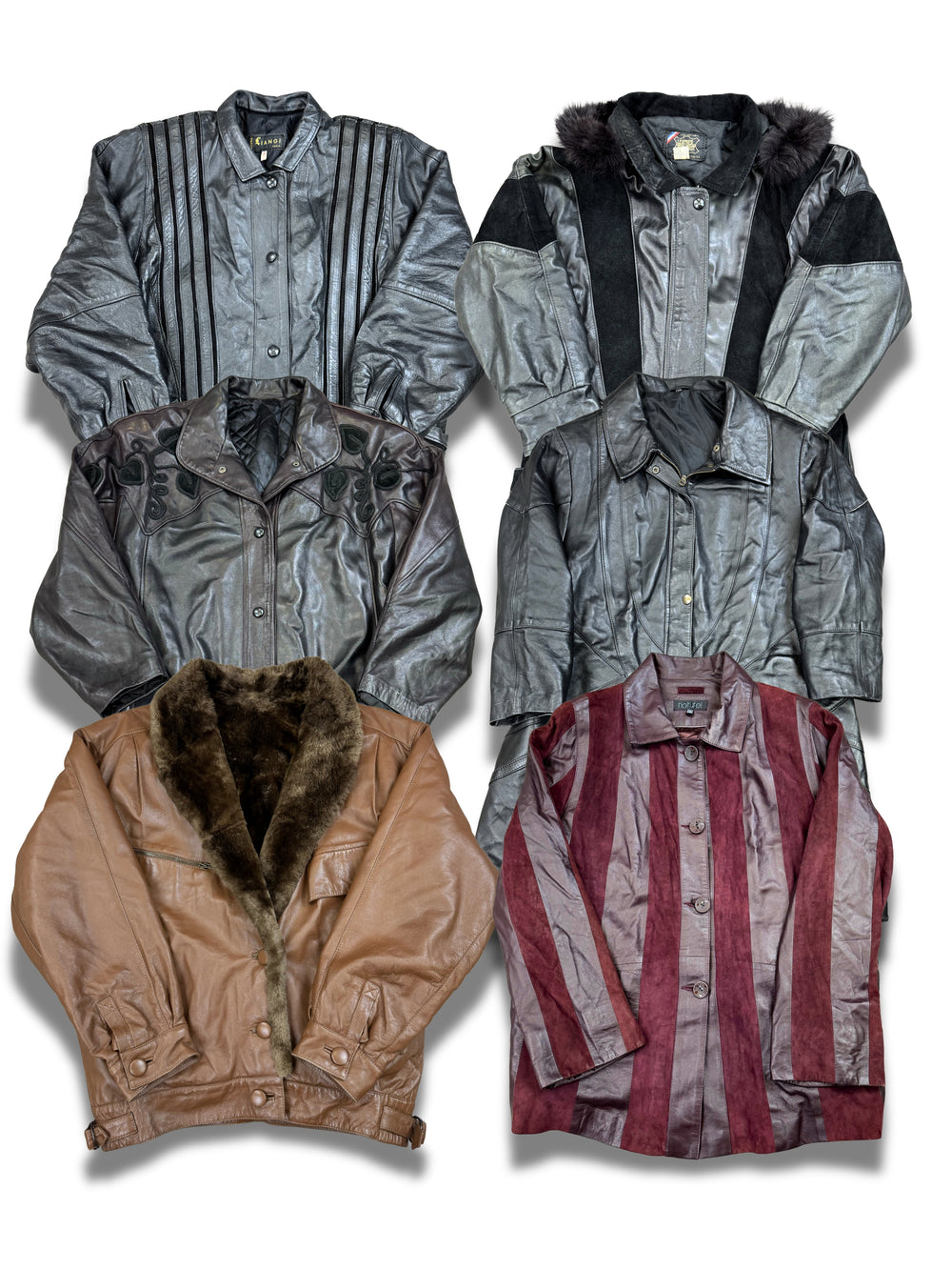 MANTEAU EN CUIR FEMME