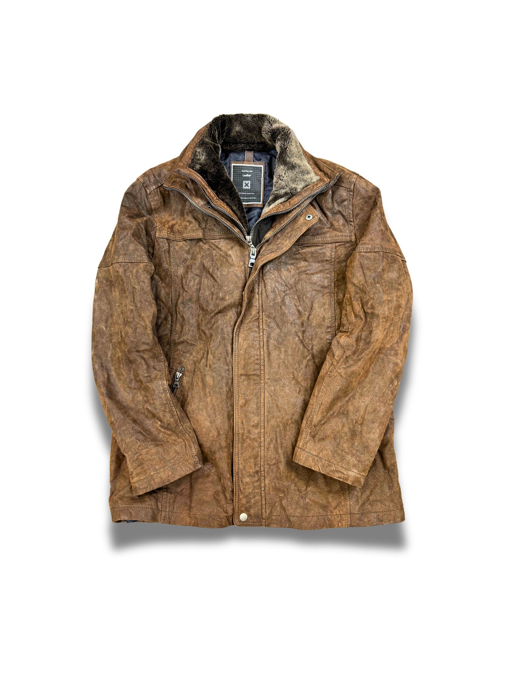 cuirs-manteau-veste-en-cuir-blazer-vintage-vrai-cuir-de-vache-daim-patine-ancien-homme-vintage-vetements-femme-vintage-vetement-grossiste-friperie-wholesaler-seconde-main-marque-occasion-textile-piece-annees-80-90-2000-2010-french-pick-reseller-vinted-reseller-vinted-vente-en-ligne