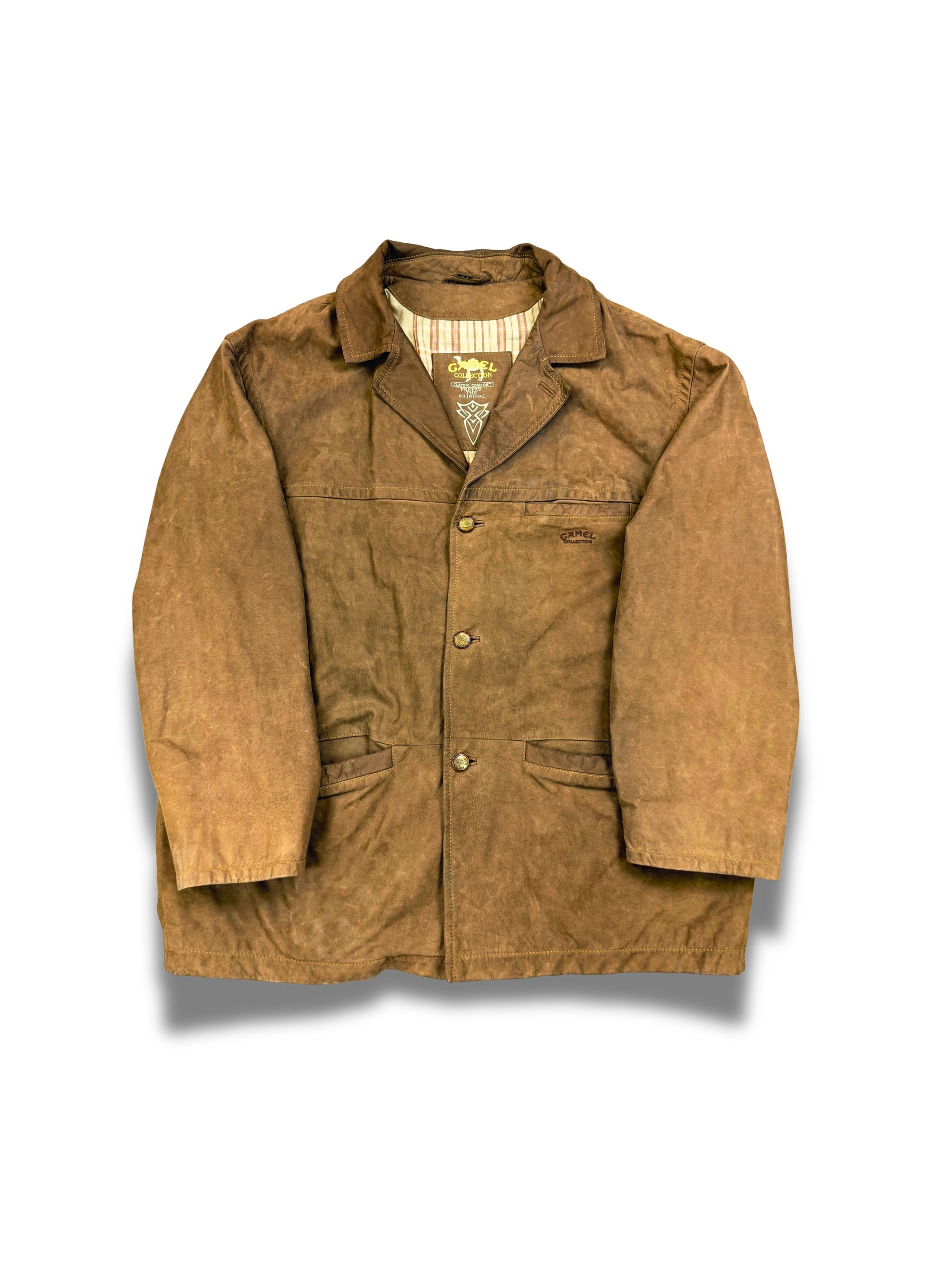 cuirs-manteau-veste-en-cuir-blazer-vintage-vrai-cuir-de-vache-daim-patine-ancien-homme-vintage-vetements-femme-vintage-vetement-grossiste-friperie-wholesaler-seconde-main-marque-occasion-textile-piece-annees-80-90-2000-2010-french-pick-reseller-vinted-reseller-vinted-vente-en-ligne
