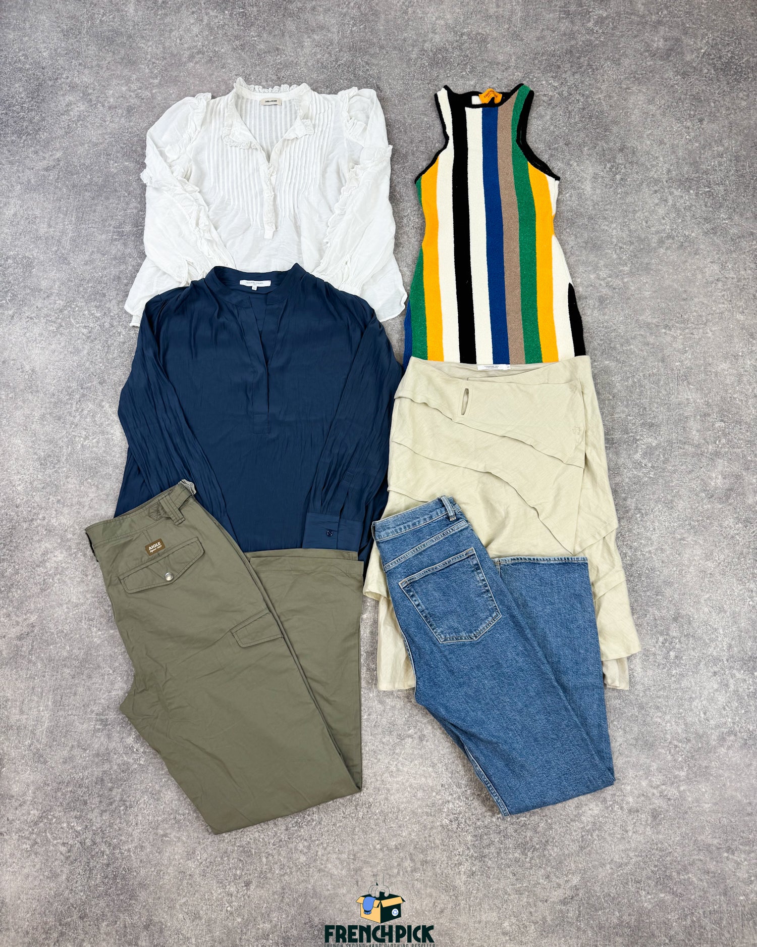 vetements-haut-de-game-maje-kooples-sandro-luxe-marques-american-vintage-cos-kenzo-homme-femme-moderne-vetement-grossiste-friperie-wholesaler-seconde-main-occasion-textile-piece-80-90-2000-2010-french-pick