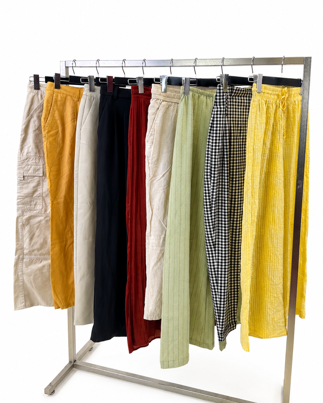 Mix-vetements-pantalons-coupe-droite-large-oversize-ample-moderne-femme-ete-hiver-vetement-vintage-grossiste-friperie-wholesaler-seconde-main-marque-occasion-revente-textile-piece-80-90-2000-2010-Y2K-french-pick-reseller-vinted