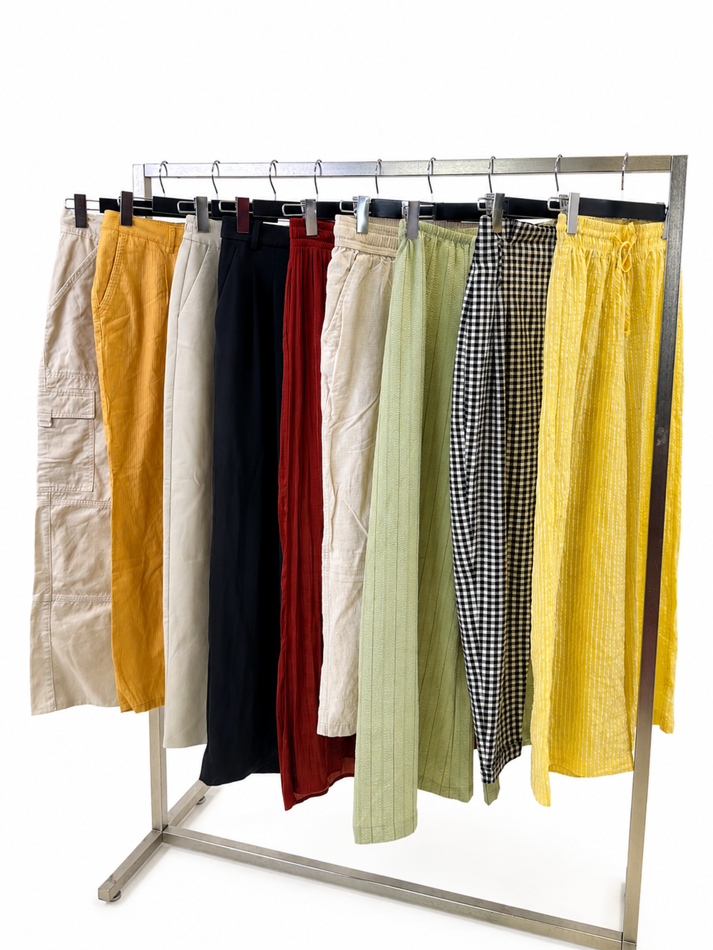 PANTALON DROIT & LARGE FEMME MODERNE