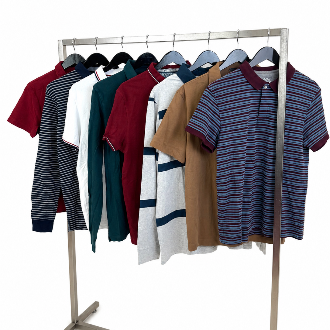 Mix-vetements-polo-haut-t-shirt-moderne-homme-ete-hiver-vetement-vintage-grossiste-friperie-wholesaler-seconde-main-marque-occasion-revente-textile-piece-80-90-2000-2010-Y2K-french-pick-reseller-vinted