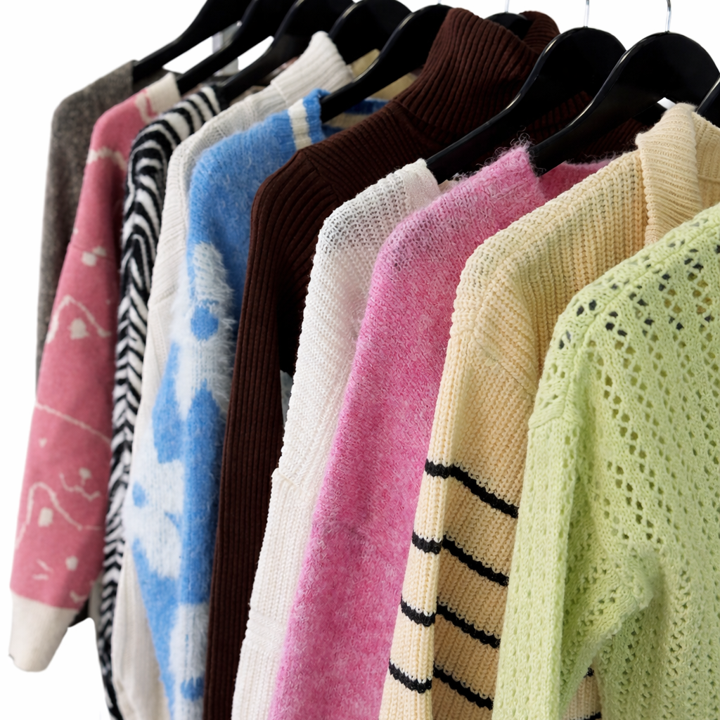 Mix-pull-vetements-pulls-leger-epais-fluide-laine-cardigan-gilet-pull-sans-manches-mariniere-coupe-ajustee-droite-large-oversize-regular-moderne-femme-ete-printemps-automne-hiver-vetement-vintage-grossiste-friperie-wholesaler-seconde-main-marque-occasion-textile-piece-80-90-2000-2010-Y2K-french-pick