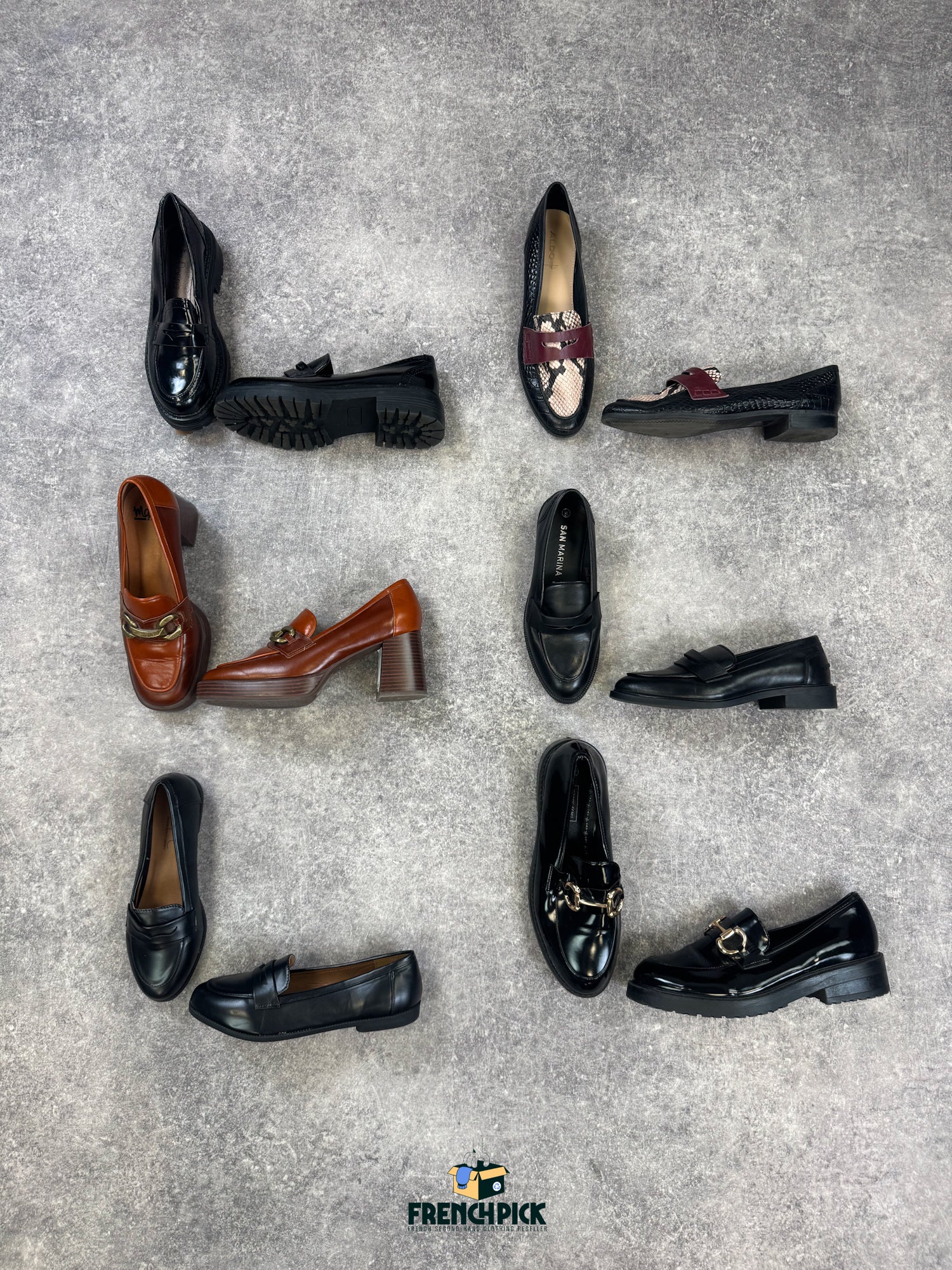 chaussures-mocassins-cuir-hiver-femme-homme-moderne-vintage-vetement-grossiste-friperie-wholesaler-seconde-main-marque-occasion-textile-piece-80-90-2000-2010-french-pick