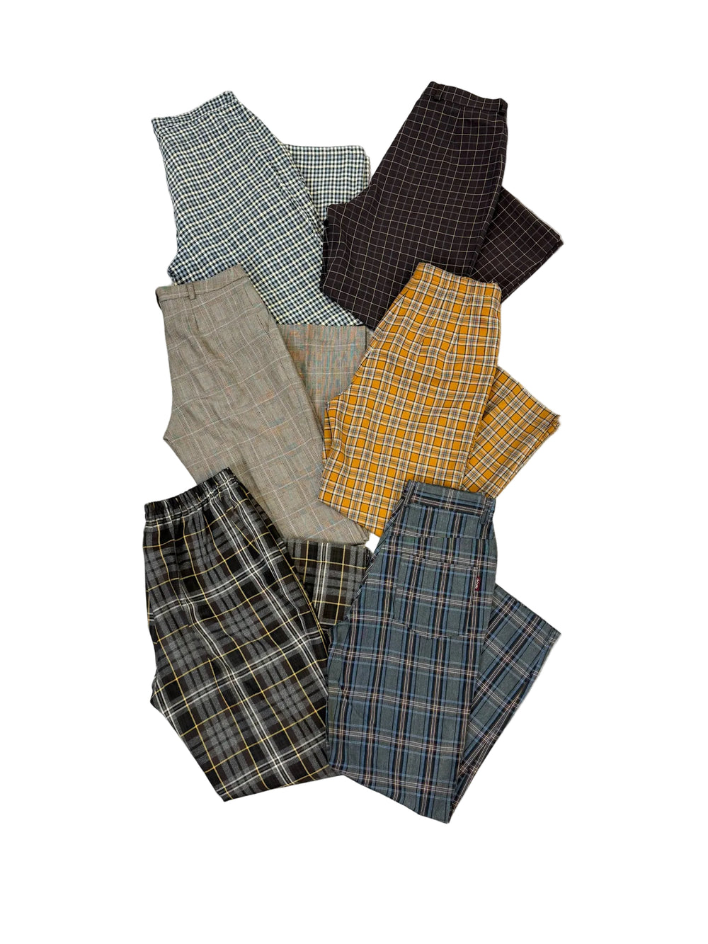 PANTALON À CARREAUX FEMME