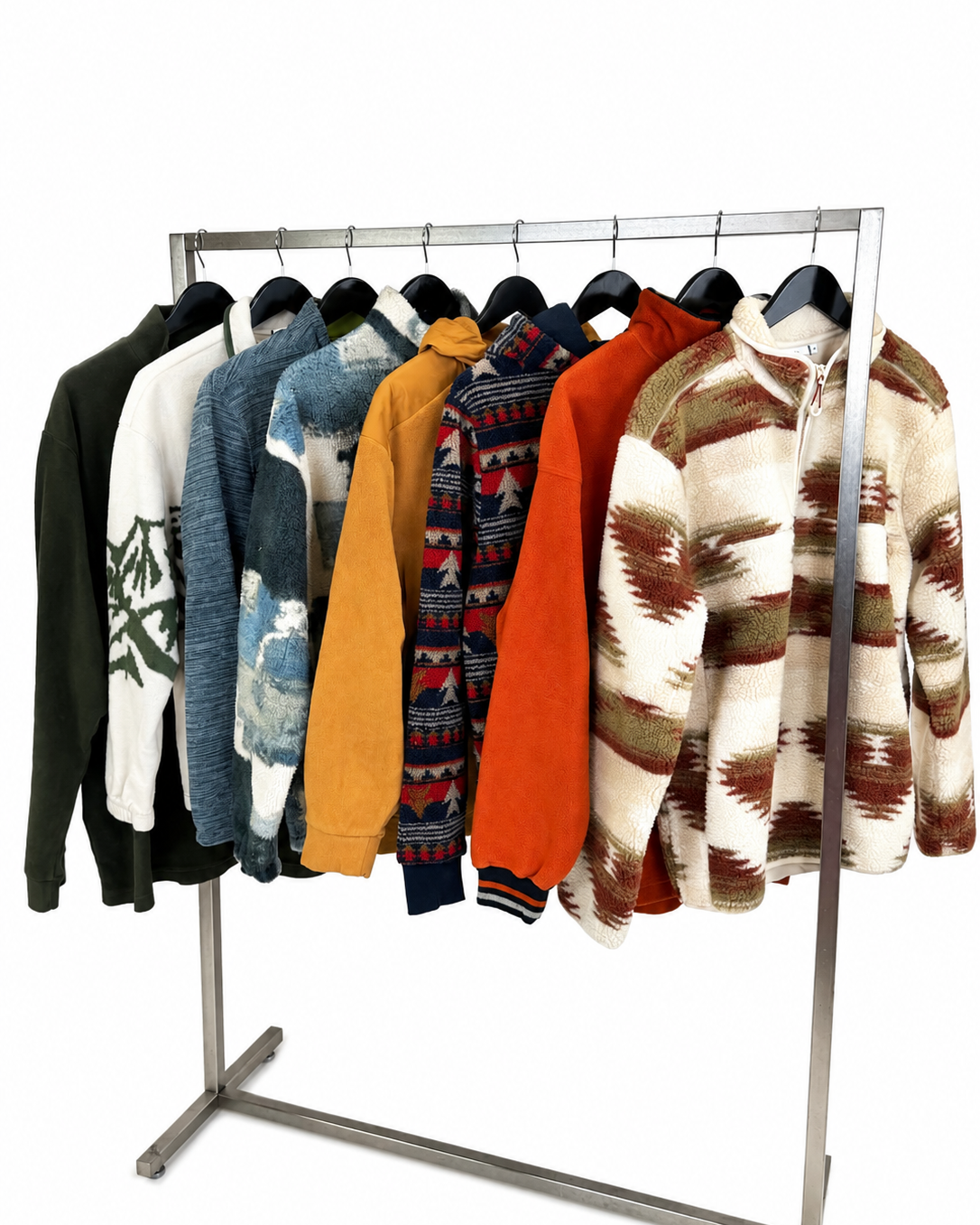 Mix-vetements-polaire-moumoutte-pilou-pilou-épais-chaud-laine-sweat-homme-moderne-grossiste-friperie-wholesaler-seconde-main-marque-occasion-revente-textile-piece-80-90-2000-2010-Y2K-french-pick-reseller-vinted-revente-en-ligne