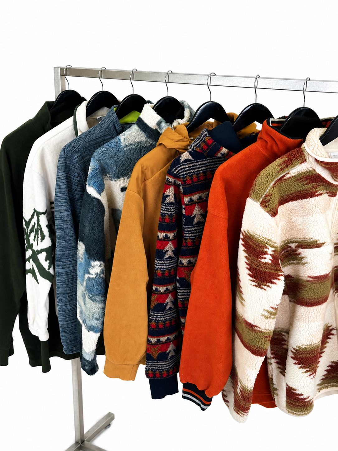 Mix-vetements-polaire-moumoutte-pilou-pilou-épais-chaud-laine-sweat-homme-moderne-grossiste-friperie-wholesaler-seconde-main-marque-occasion-revente-textile-piece-80-90-2000-2010-Y2K-french-pick-reseller-vinted-revente-en-ligne