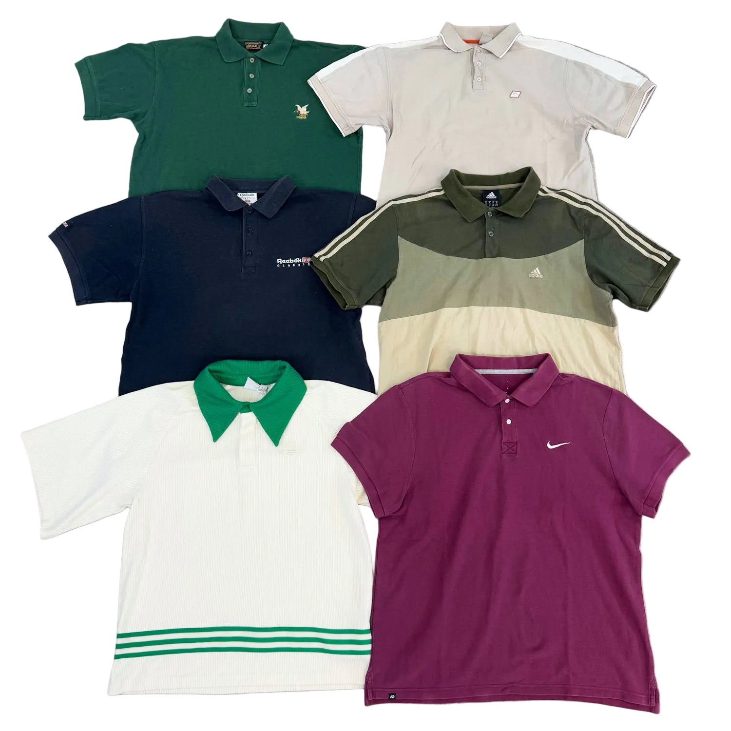 Polos-adidas-nike-homme-femme-moderne-vintage-vetement-grossiste-friperie-wholesaler-seconde-main-marque-occasion-textile-piece-80-90-2000-2010-french-pick