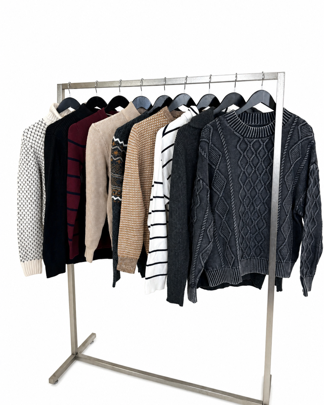 Mix-vetements-pull-cardigan-épais-chaud-laine-fin-sweat-homme-moderne-grossiste-friperie-wholesaler-seconde-main-marque-occasion-revente-textile-piece-80-90-2000-2010-Y2K-french-pick-reseller-vinted-revente-en-ligne