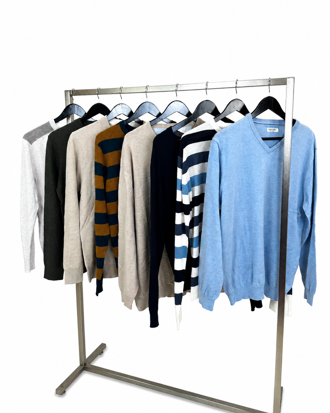 Mix-vetements-pull-cardigan-leger-laine-fin-sweat-homme-vintage-grossiste-friperie-wholesaler-seconde-main-marque-occasion-revente-textile-piece-80-90-2000-2010-Y2K-french-pick-reseller-vinted-revente-en-ligne