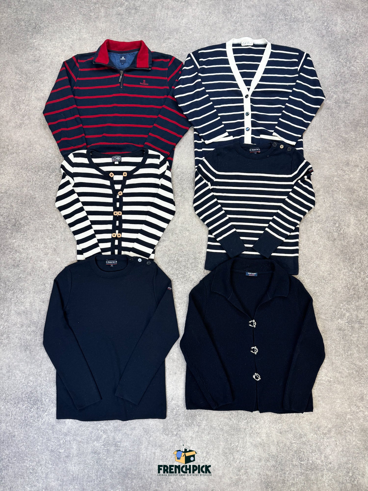 pull-marin-laine-marques-saint-james-armor-lux-mer-femme-homme-vintage-moderne-vetement-grossiste-friperie-wholesaler-seconde-main-marque-occasion-textile-piece-80-90-2000-2010-french-pick