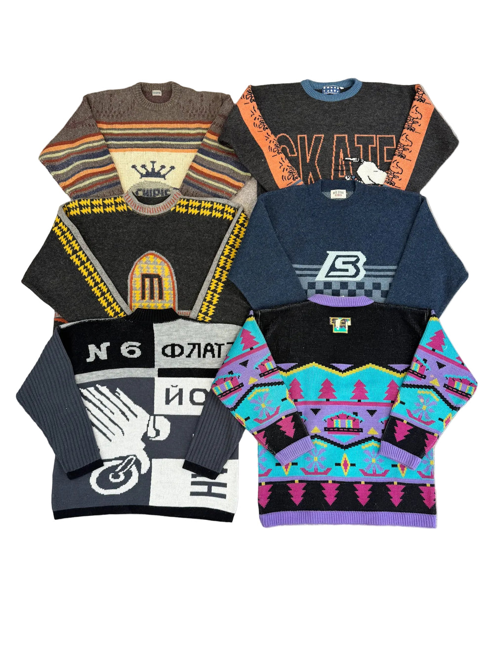 PULLOVER MET JAREN 90-PRINT - 15KG