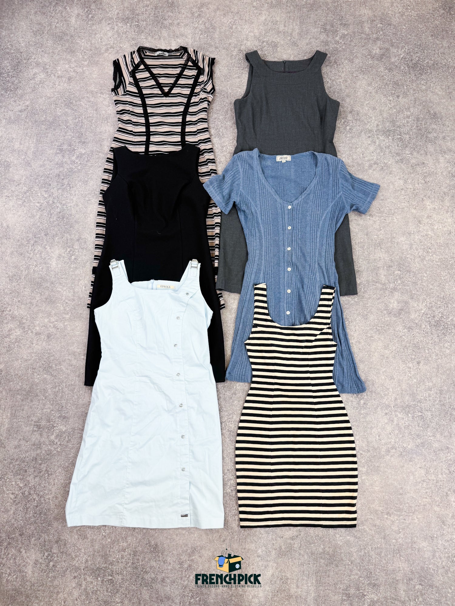 robe-vintage-annees-90-femme-unie-a-motifs-ete-hiver-vetement-grossiste-friperie-wholesaler-seconde-main-marque-occasion-textile-piece-80-90-2000-2010-french-pick