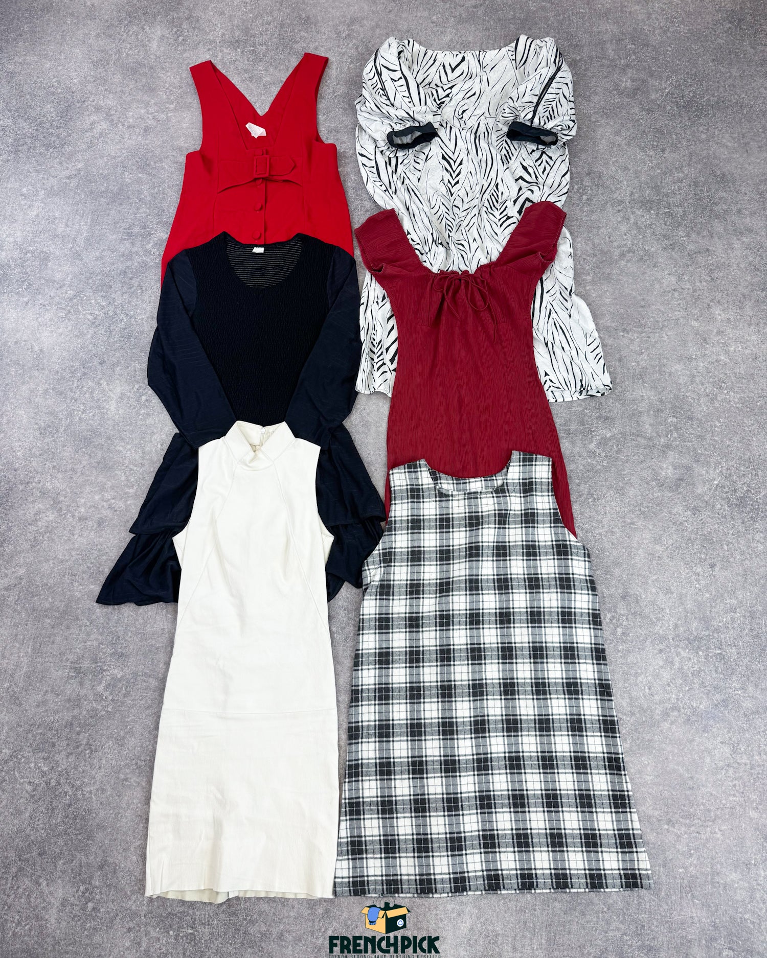 robe-vintage-annees-90-femme-unie-a-motifs-ete-hiver-vetement-grossiste-friperie-wholesaler-seconde-main-marque-occasion-textile-piece-80-90-2000-2010-french-pick