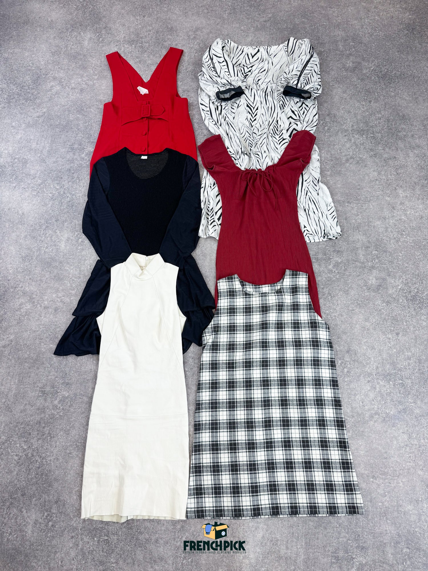 robe-vintage-annees-90-femme-unie-a-motifs-ete-hiver-vetement-grossiste-friperie-wholesaler-seconde-main-marque-occasion-textile-piece-80-90-2000-2010-french-pick