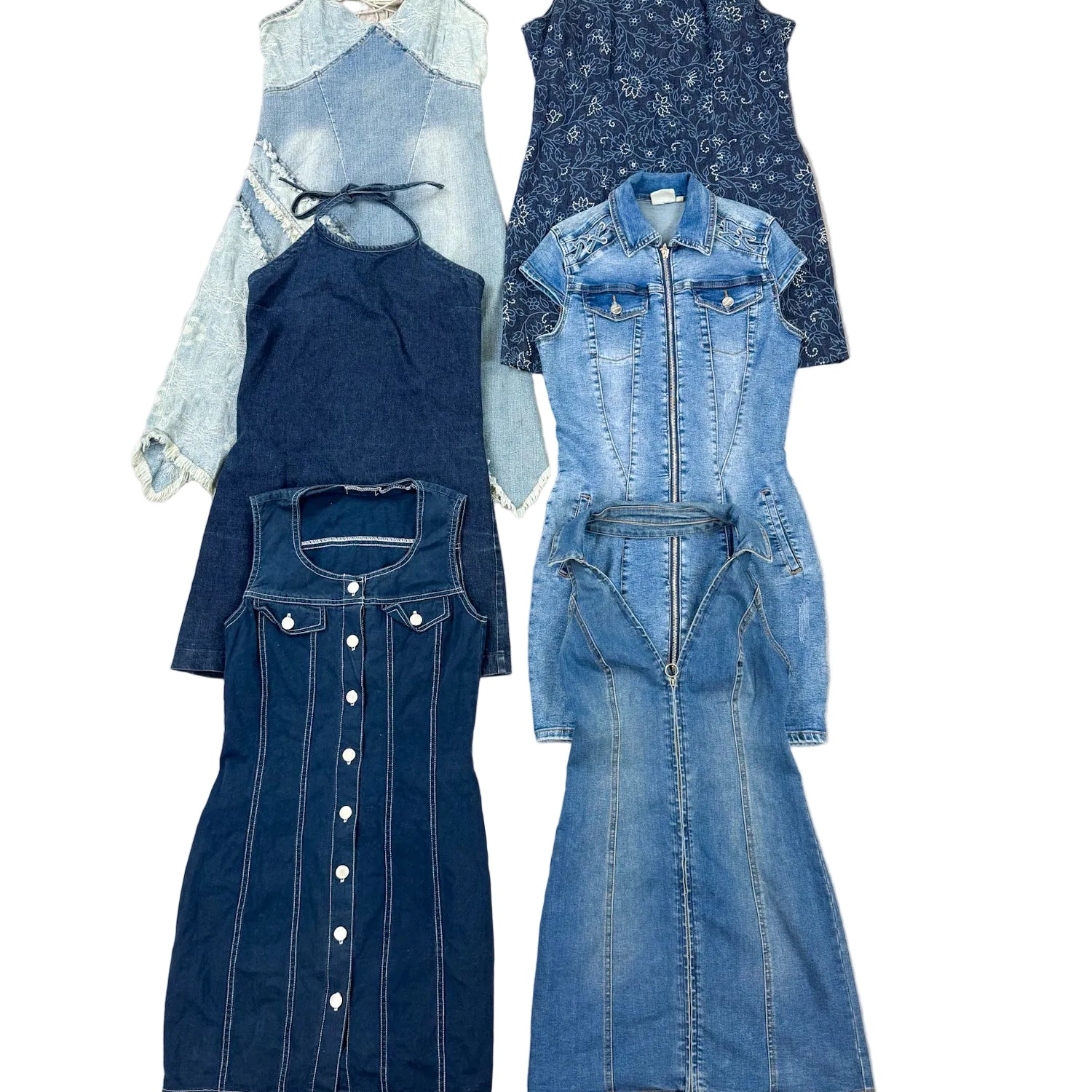 robe-vintage-en-jean-femme-unie-a-motifs-ete-hiver-vetement-grossiste-friperie-wholesaler-seconde-main-marque-occasion-textile-piece-80-90-2000-2010-Y2K-french-pick