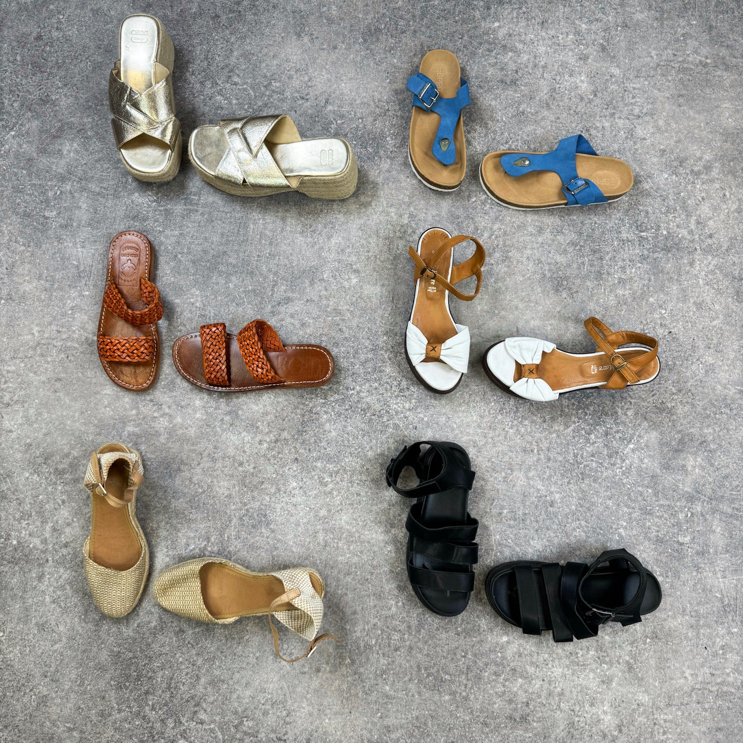 chaussures-sandales-plage-ete-a-talons-escarpins-compenses-toile-cuir-soiree-ballerines-femme-moderne-vetement-grossiste-friperie-wholesaler-seconde-main-marque-occasion-textile-piece-80-90-2000-2010-french-pick