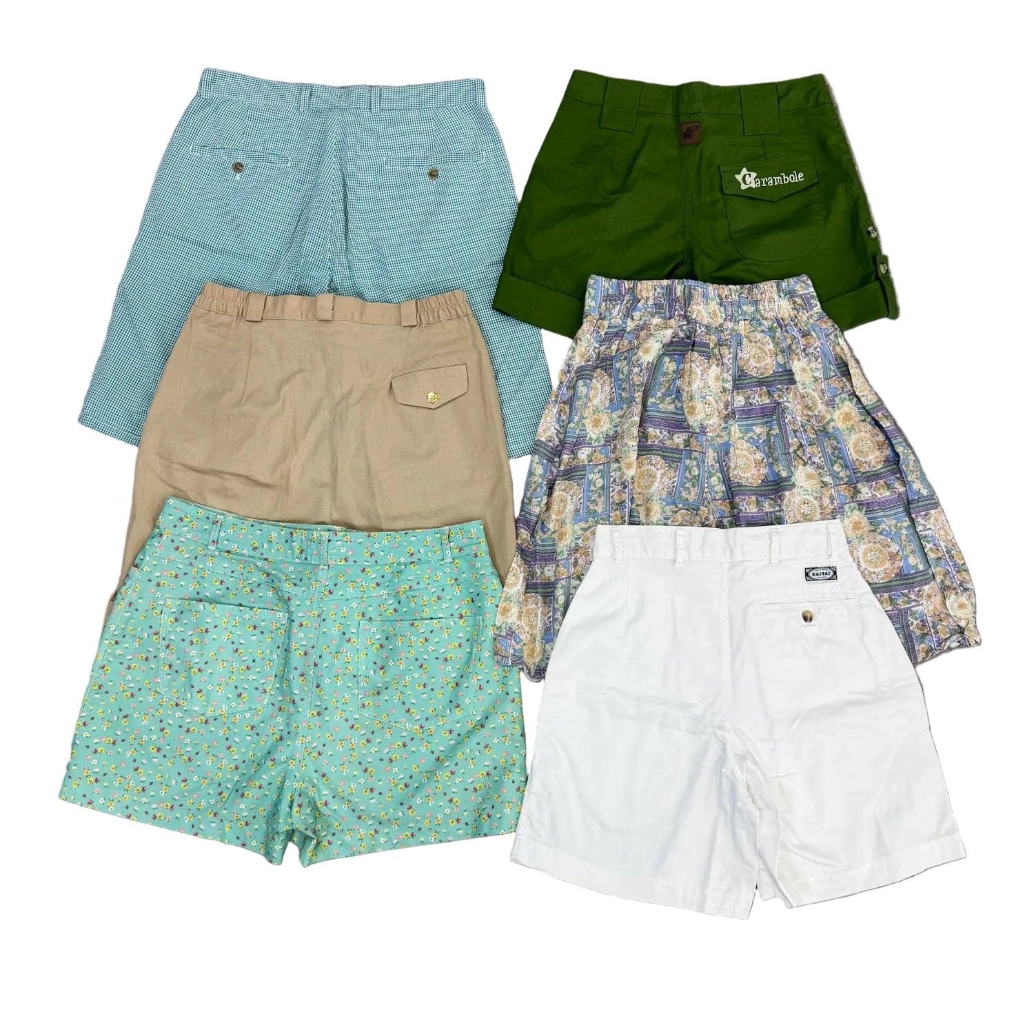 Short-leger-eté-femme-marque-vintage-femme-ete-vetement-vintage-grossiste-friperie-wholesaler-seconde-main-marque-occasion-revente-textile-piece-80-90-2000-2010-Y2K-french-pick-reseller-vinted-vente-en-ligne
