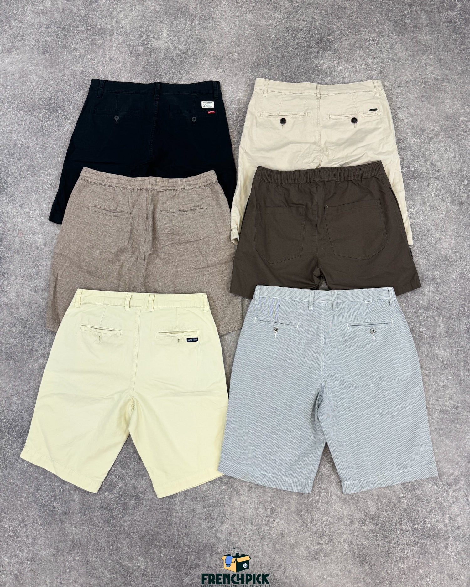 Short-leger-ete-homme-marque-moderne-vintage-vetement-grossiste-friperie-wholesaler-seconde-main-occasion-textile-piece-80-90-2000-2010