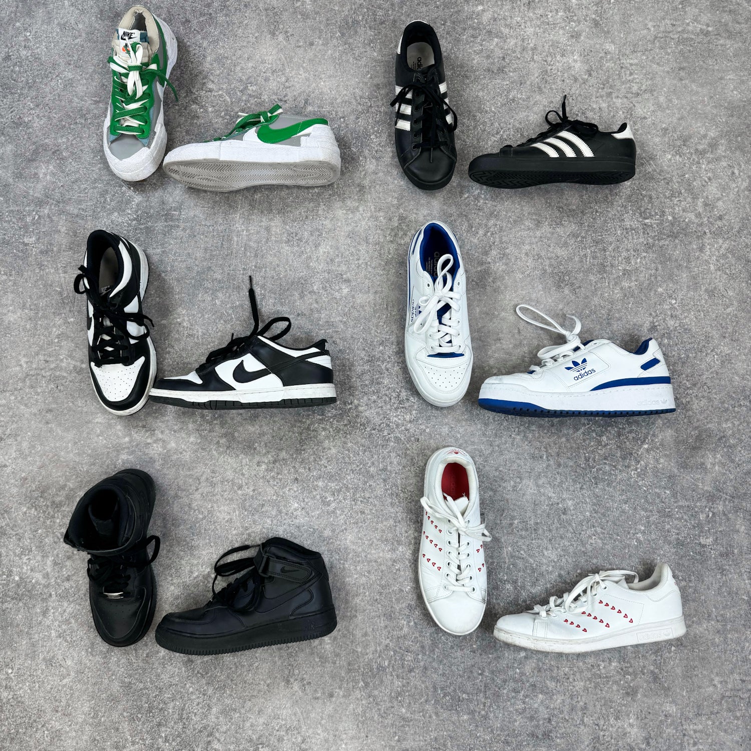 sneakers-chaussures-basket-nike-adidas-new-balance-puma-salomon-autry-femme-vintage-moderne-vetement-grossiste-friperie-wholesaler-seconde-main-marque-occasion-textile-piece-80-90-2000-2010-french-pick