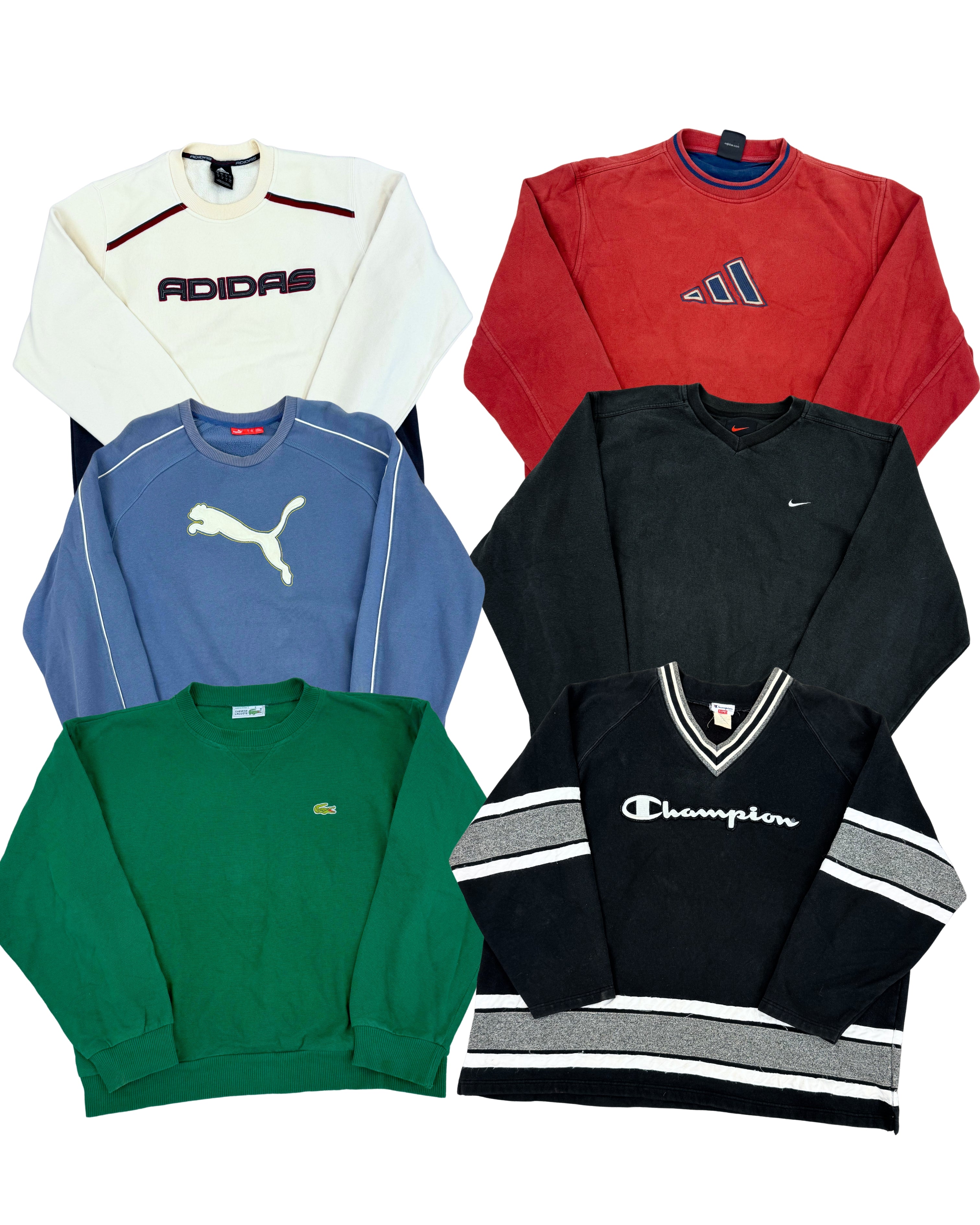 sweat-vintage-emblematiques-marques-brand-sport-sportswear-sweat-Adidas-Puma-Nike-Champion-Asics-Umbro-Champion-homme-femme-80-90-2000-Y2K-vetement-grossiste-friperie-wholesaler-seconde-main-occasion-textile-piece-80-90-2000-2010-french-pick-reseller-vinted