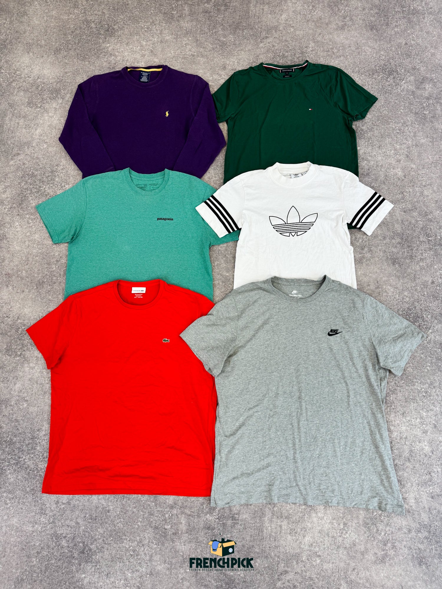 t-shirt-homme-femme-marque-brand-adidas-nike-carhartt-lacoste-ralph-lauren-reebok-puma-moderne-vintage-vetement-grossiste-friperie-wholesaler-seconde-main-marque-occasion-textile-piece-80-90-2000-2010-french-pick