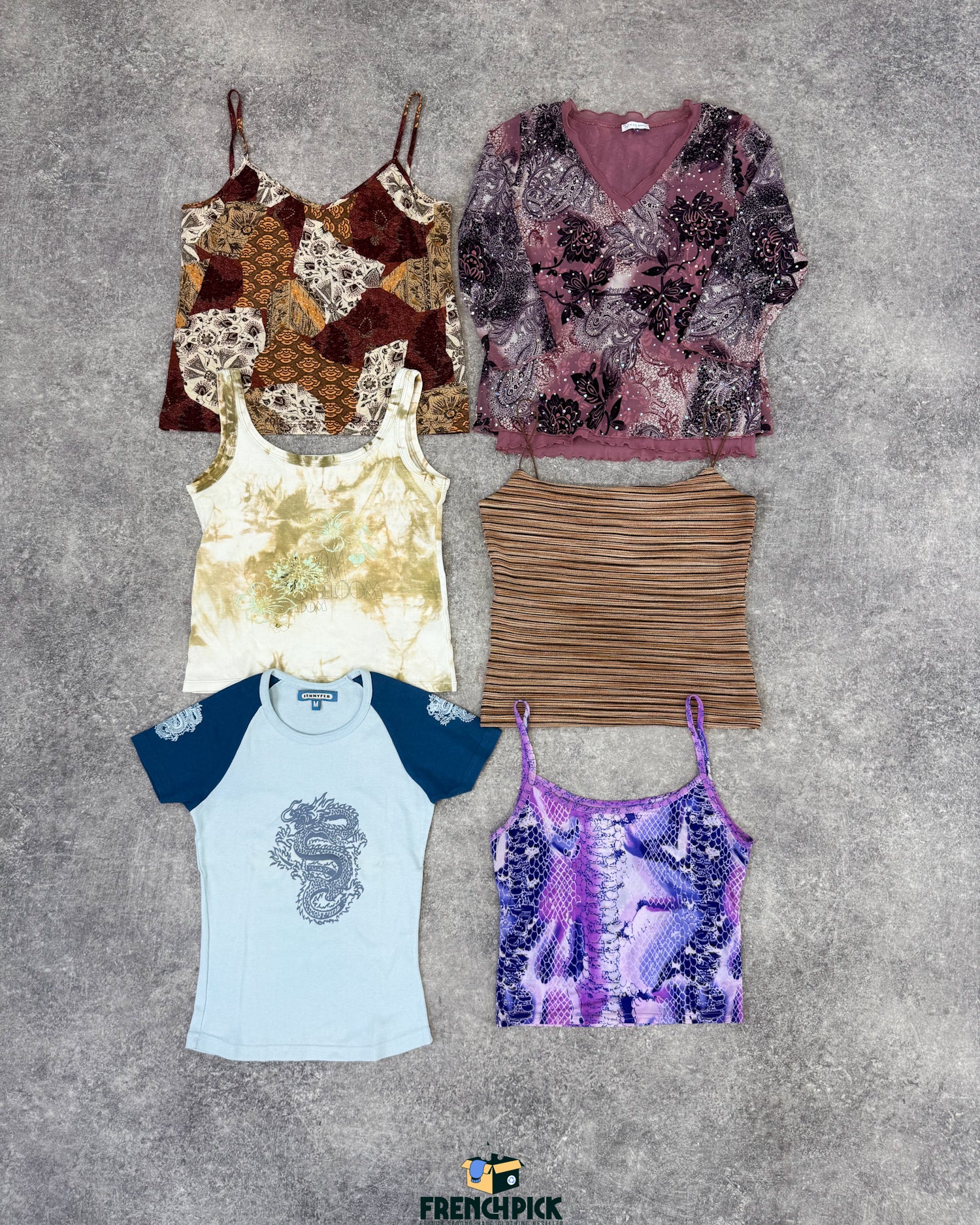 top-Y2K-annees-2000-femme-vintage-vetement-grossiste-friperie-wholesaler-seconde-main-marque-occasion-textile-piece-annees-80-90-2000-2010-french-pick