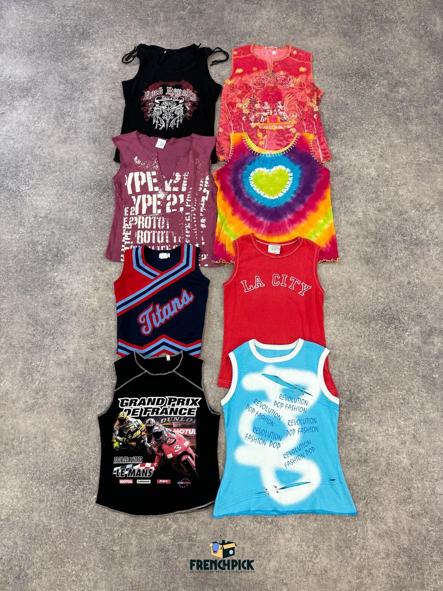 top-ete-Y2K-annees-2000-femme-vintage-vetement-grossiste-friperie-wholesaler-seconde-main-marque-occasion-textile-piece-annees-80-90-2000-2010-french-pick