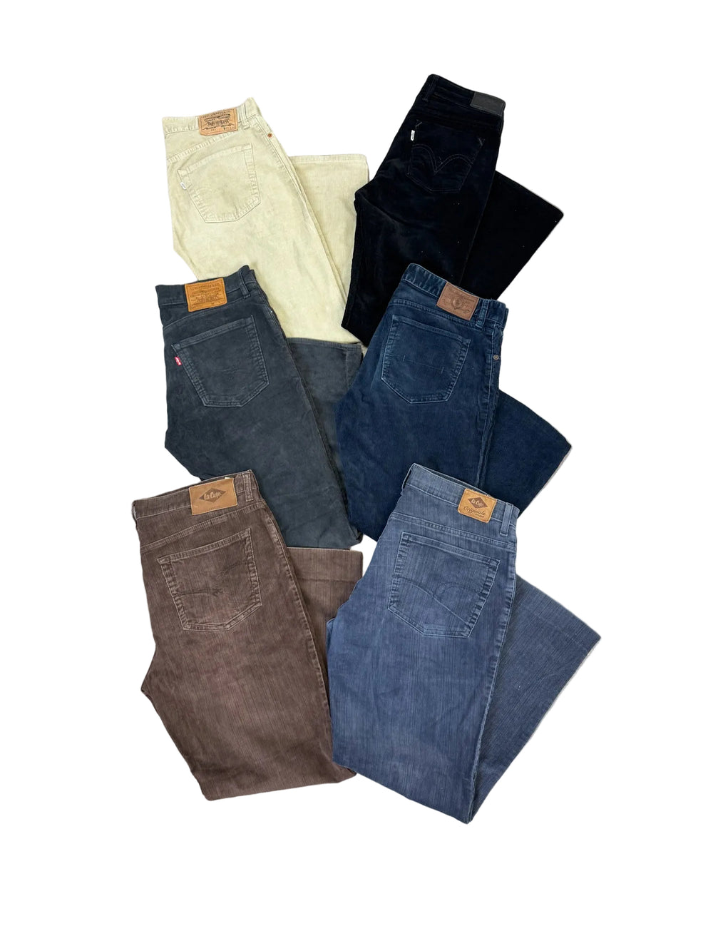 LEE, LEVI'S, WRANGLER CORDUROY - 20KG