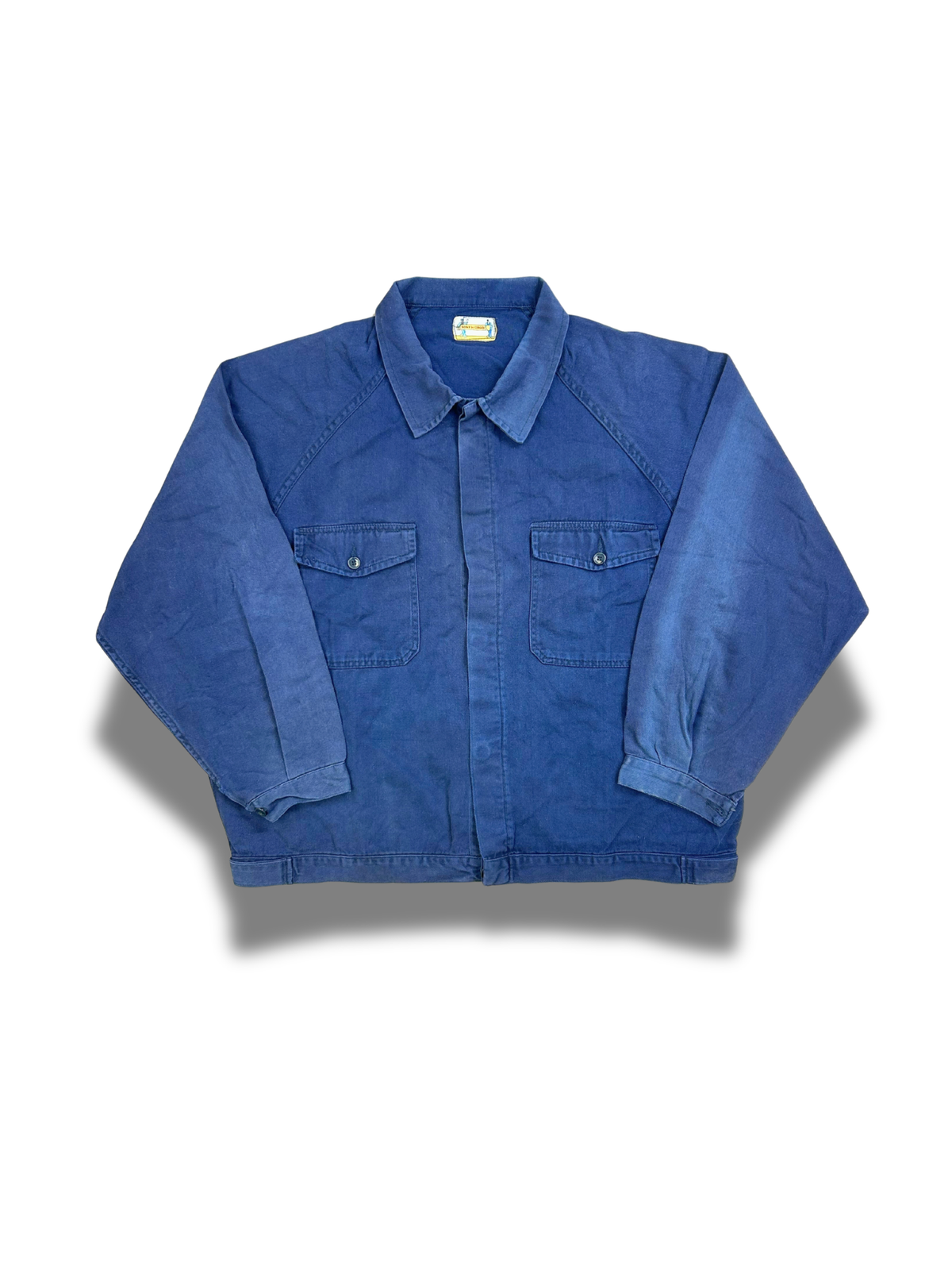 veste-bleu-de-travail-workwear-mecanicien-femme-homme-vintage-ete-hiver-vetement-vintage-grossiste-friperie-wholesaler-seconde-main-marque-occasion-revente-textile-piece-80-90-2000-2010-Y2K-french-pick-reseller-vinted-vente-en-ligne