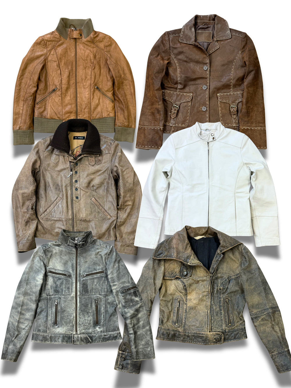VESTE Y2K EN CUIR FEMME