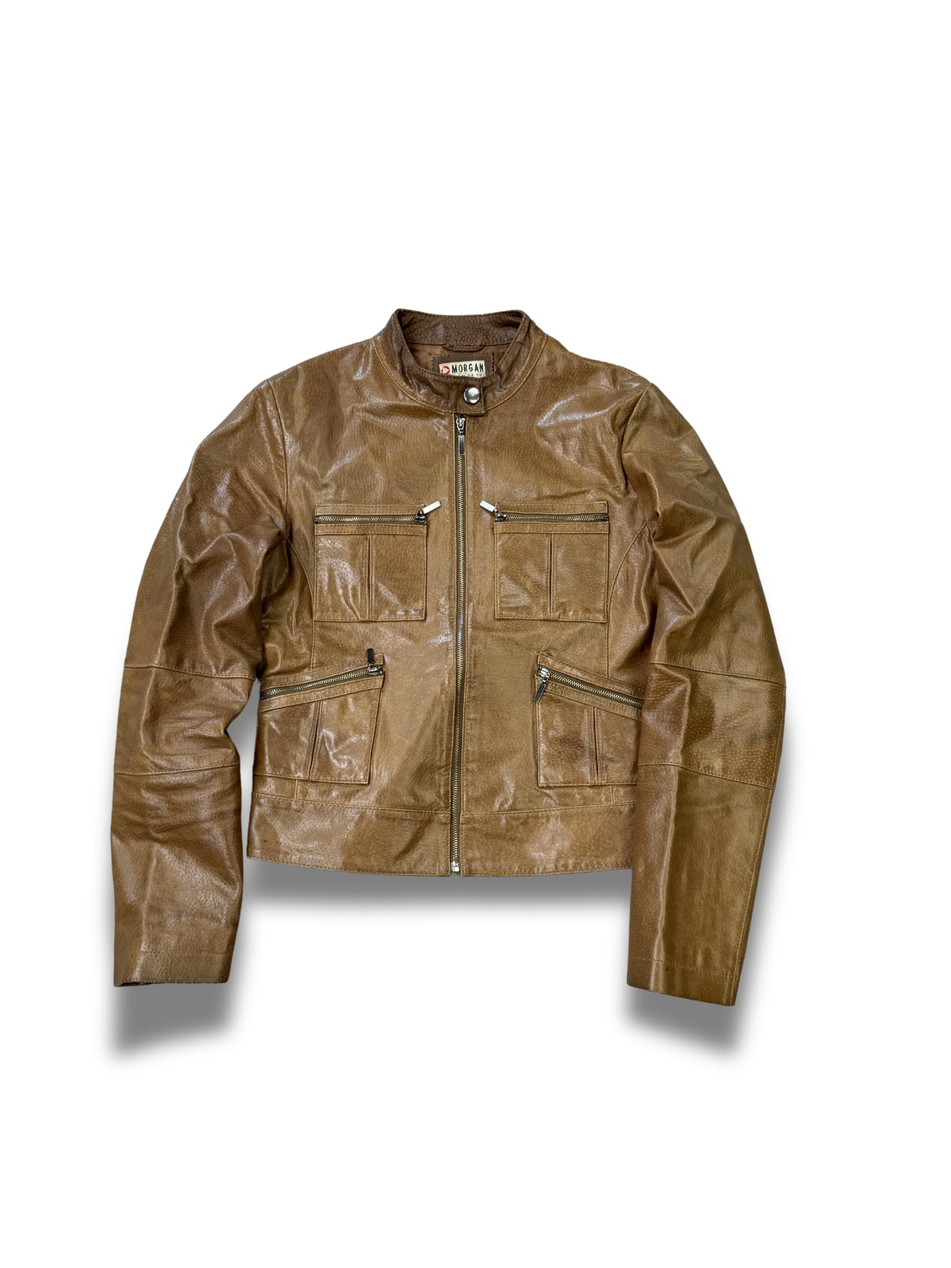 cuirs-veste-en-cuir-des-annees-2000-vrai-cuir-de-vache-daim-Y2K-patine-ancien-femme-vintage-vetements-femme-vintage-vetement-grossiste-friperie-wholesaler-seconde-main-marque-occasion-textile-piece-annees-80-90-2000-2010-french-pick-reseller-vinted-reseller-vinted-vente-en-ligne