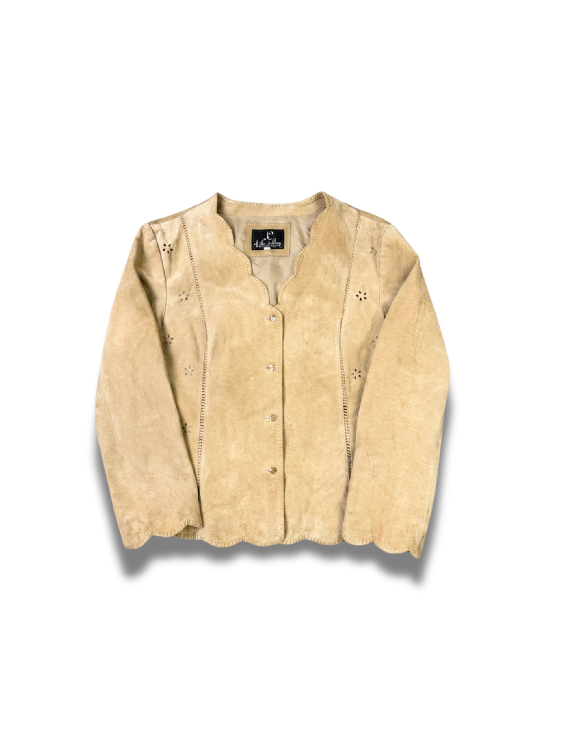 cuirs-veste-en-daim-blazer-vintage-vrai-cuir-de-vache-daimpatine-ancien-femme-vintage-vetements-femme-vintage-vetement-grossiste-friperie-wholesaler-seconde-main-marque-occasion-textile-piece-annees-80-90-2000-2010-french-pick-reseller-vinted-reseller-vinted-vente-en-ligne