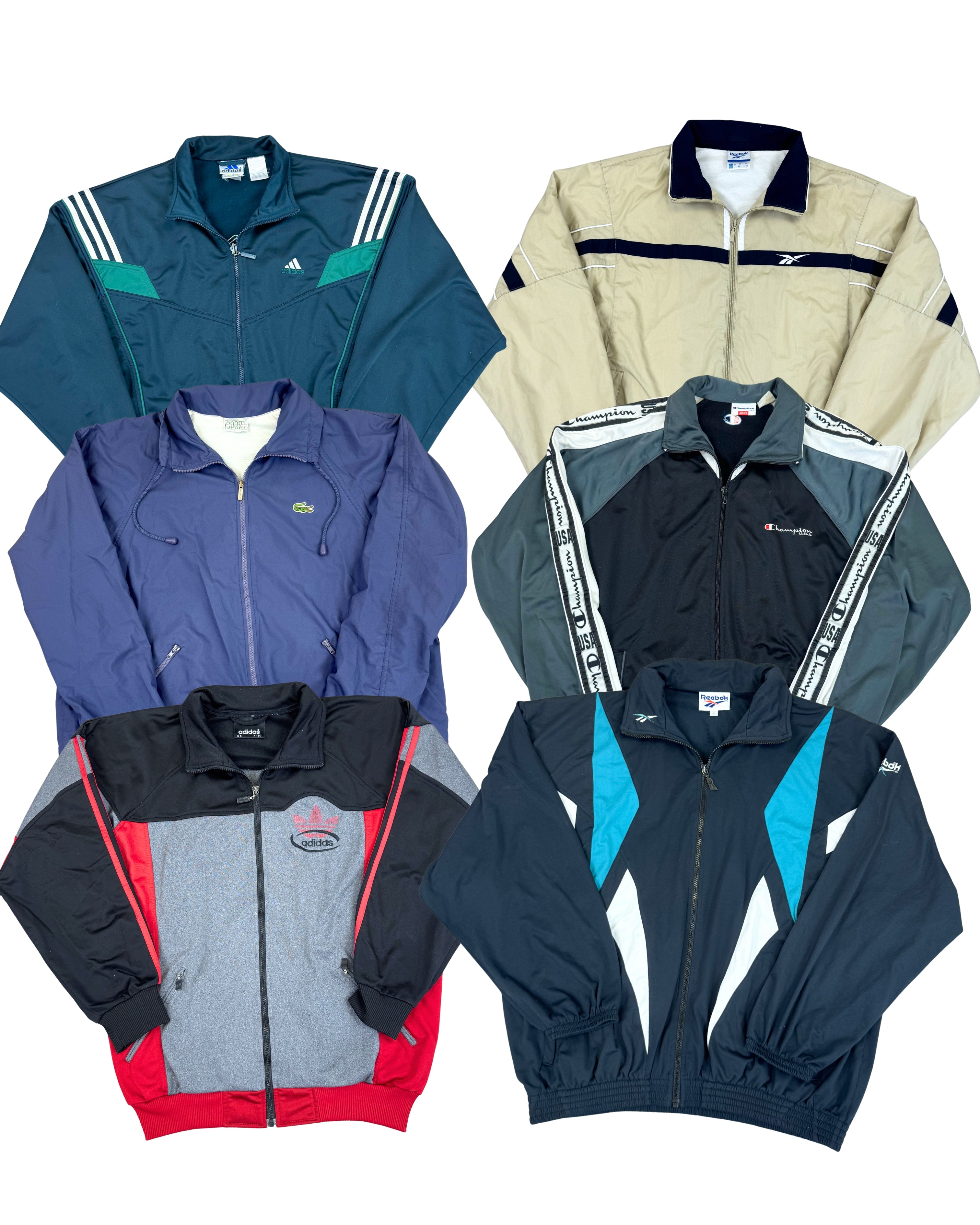 vestes-de-sport-jogging-vintage-emblematiques-marques-brand-sport-sportswear-Adidas-Puma-Nike-Champion-Asics-Umbro-Champion-homme-femme-80-90-2000-Y2K-vetement-grossiste-friperie-wholesaler-seconde-main-occasion-textile-piece-80-90-2000-2010-french-pick-reseller-vinted