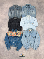 VESTE EN JEAN 80'S 90'S FEMME - 20KG