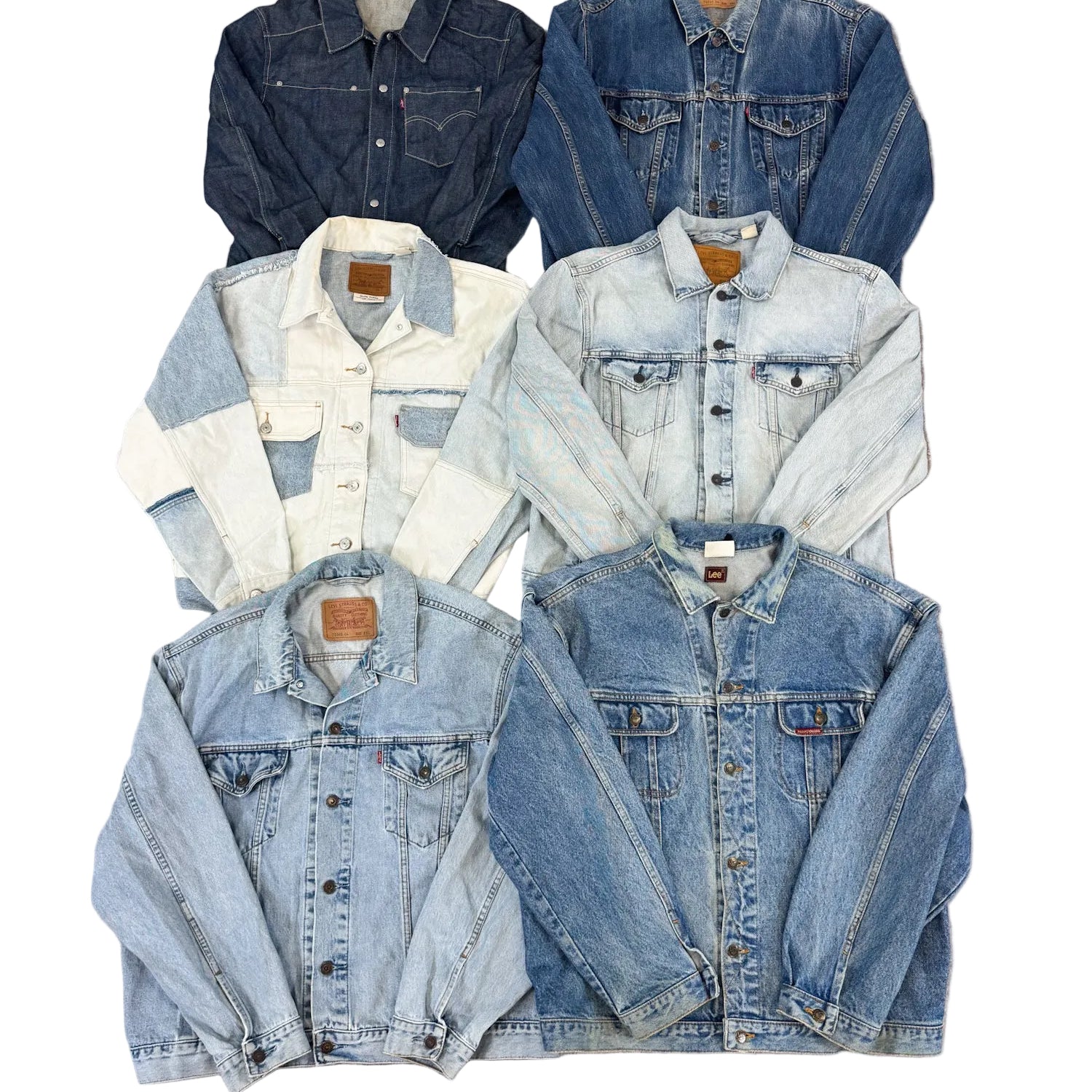 veste-en-jean-levi-s-lee-wrangler-homme-femme-vintage-moderne-80-90-vetement-vintage-grossiste-friperie-wholesaler-seconde-main-marque-occasion-revente-textile-piece-80-90-2000-2010-Y2K-french-pick-reseller-vinted-vente-en-ligne