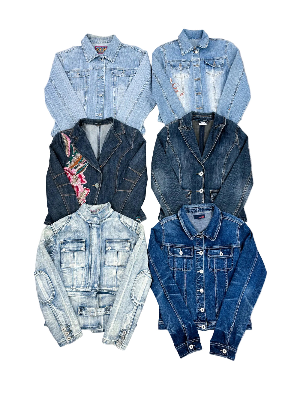 VESTE EN JEAN CINTRÉE Y2K FEMME