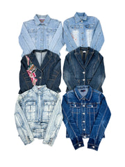 VESTE EN JEAN CINTRÉE Y2K FEMME