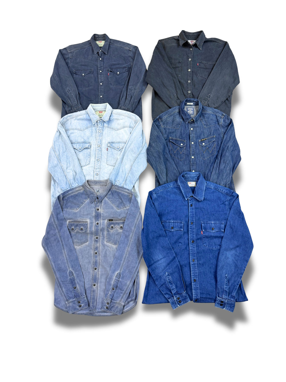 CHEMISE EN JEAN LEVI'S, LEE & WRANGLER
