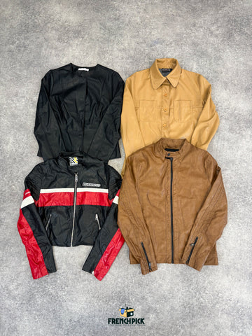 VESTE SIMILI CUIR FEMME - 20KG