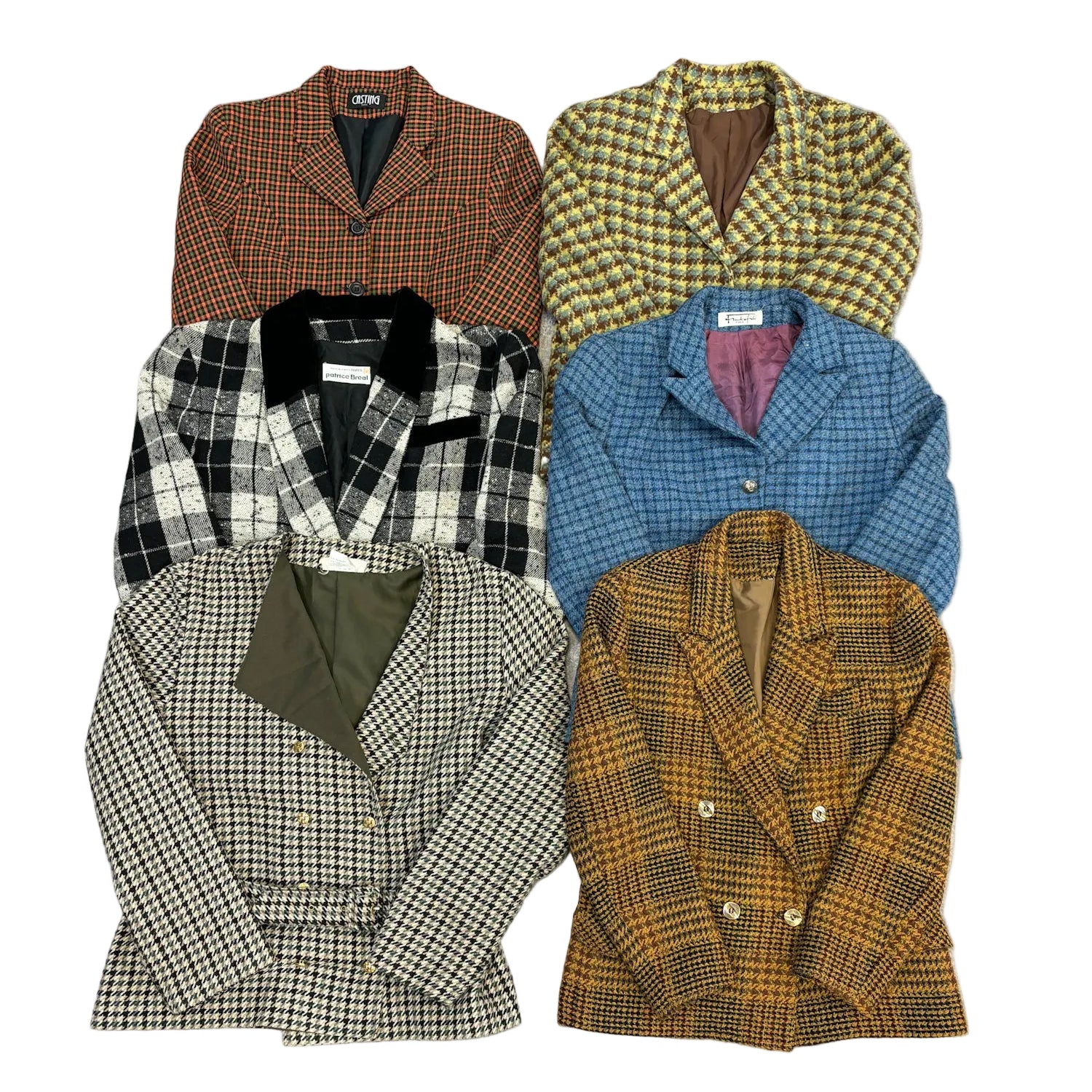 blazer-veste-tartan-carreaux-vintage-femme-ete-hiver-vetement-vintage-grossiste-friperie-wholesaler-seconde-main-marque-occasion-revente-textile-piece-80-90-2000-2010-Y2K-french-pick-reseller-vinted-vente-en-ligne