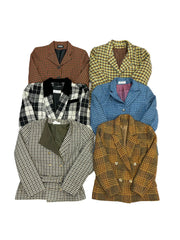 BLAZER TARTAN FEMME