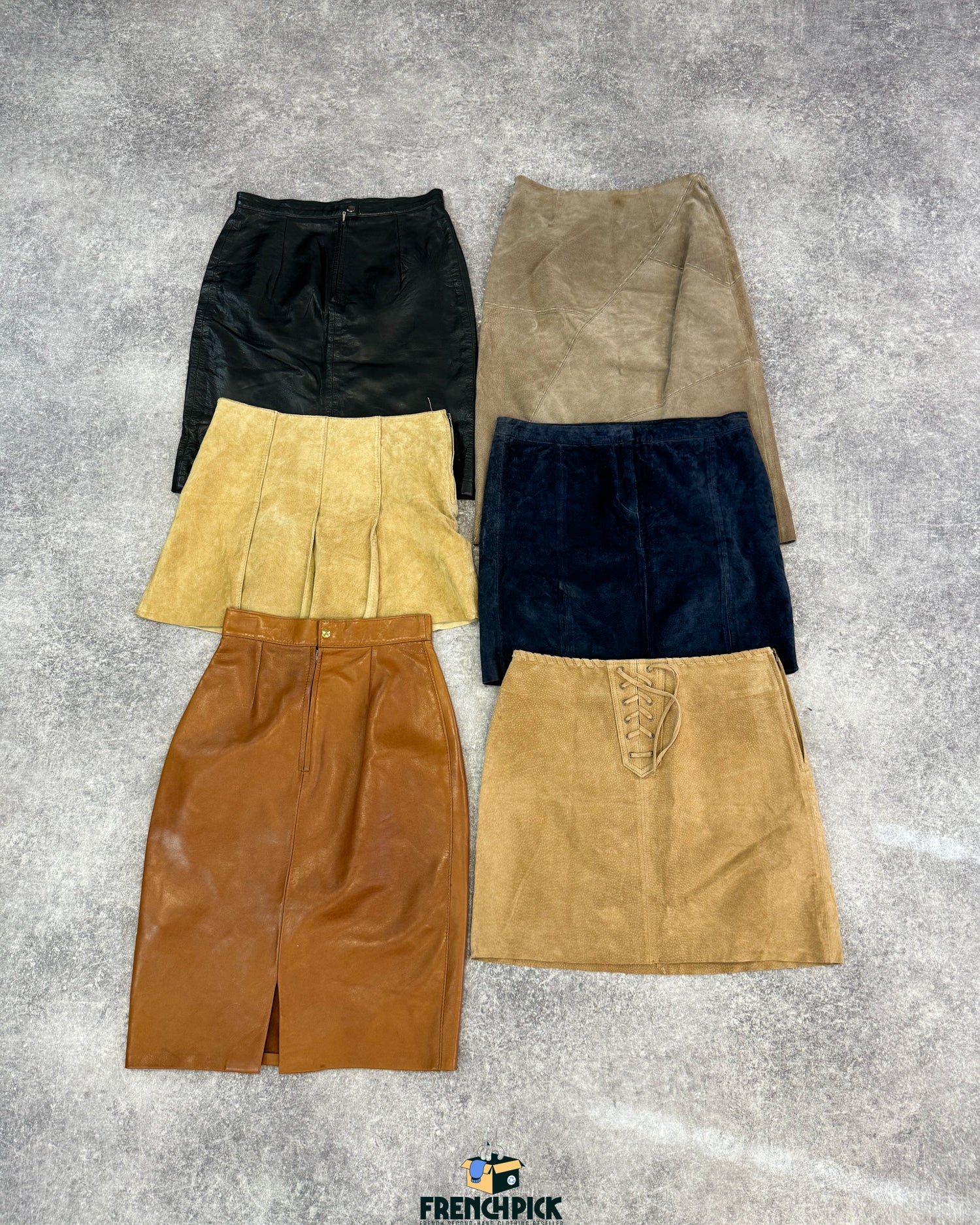 Pantalon-jupe-cuir-fournisseur-occasion-tri-grossiste