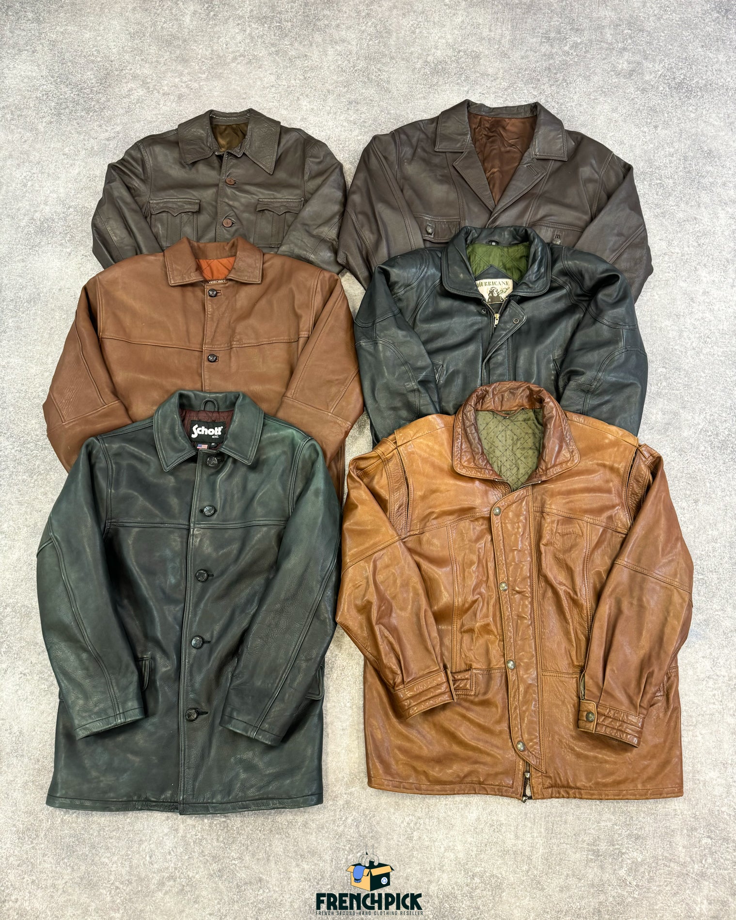 manteau-cuir-homme-grossiste-vintage-vetement-friperie-wholesaler-seconde-main-80-90-2000-2010