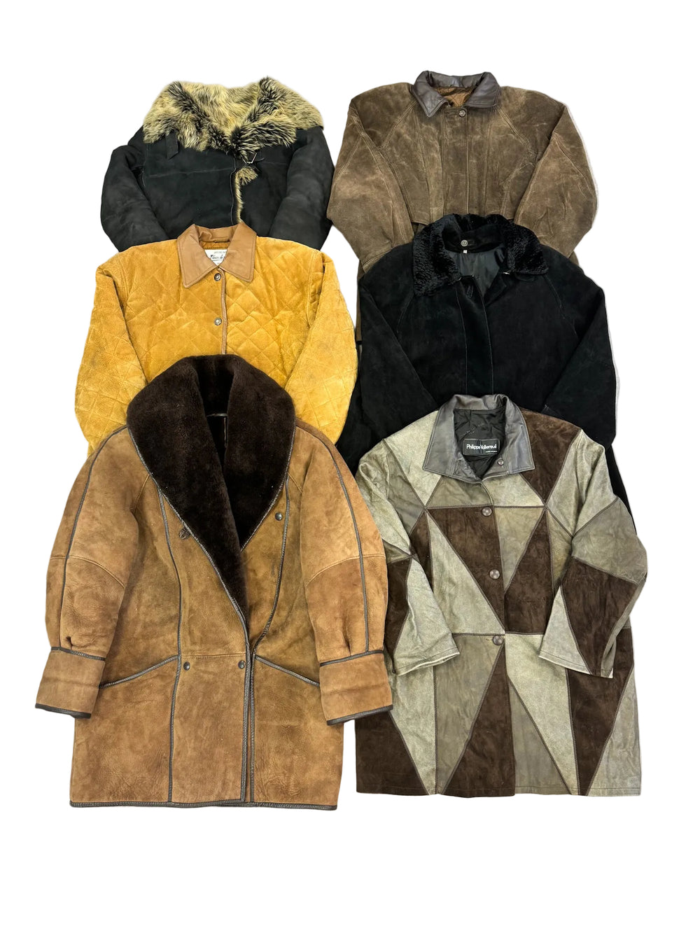 MANTEAU PEAU RETOURNÉE FEMME