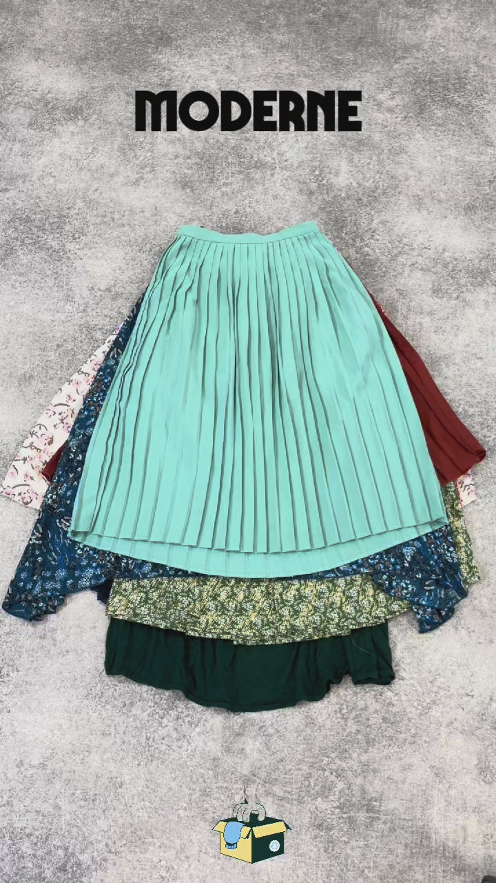 jupe-été-plis-plissee-femme-vintage-moderne-vetement-grossiste-friperie-wholesaler-seconde-main-occasion-textile-piece-80-90-2000-2010-french-pick