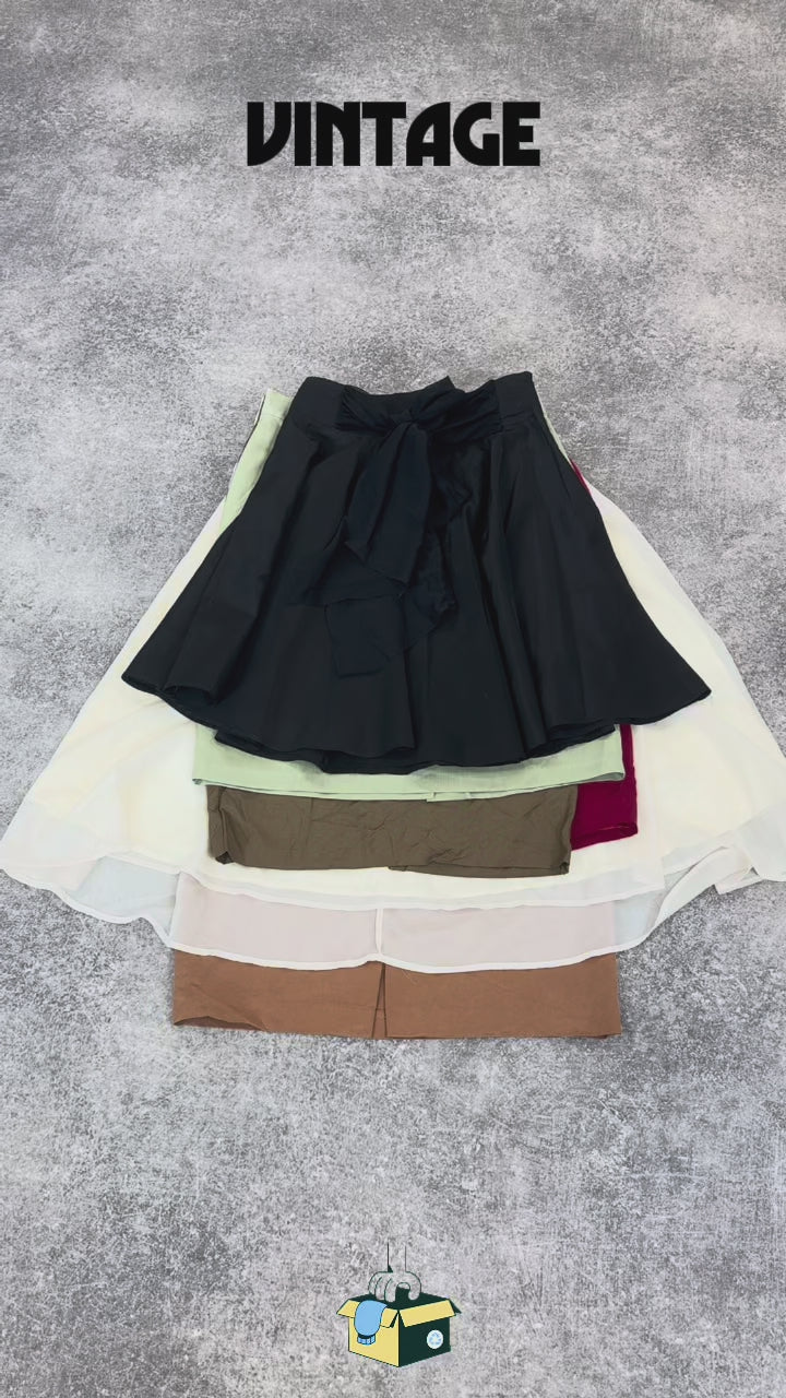 jupe-fluide-unie-ete-femme-vintage-vetement-grossiste-friperie-wholesaler-seconde-main-marque-occasion-textile-piece-80-90-2000-2010-french-pick-reseller-vinted